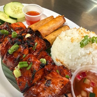 Pork BBQ plate
