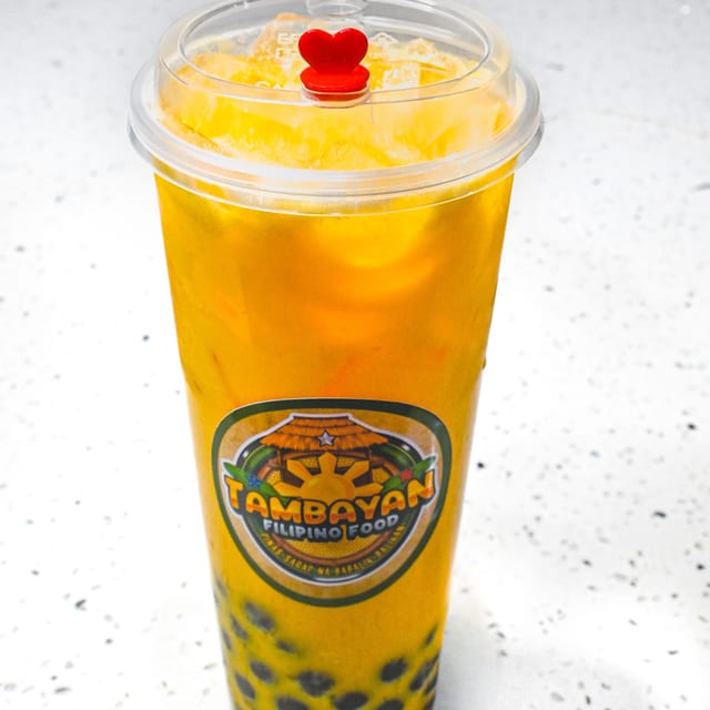 Mango Milk Tea Boba.