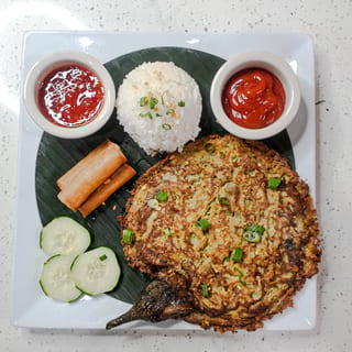 Tortang Talong Plate