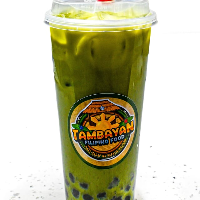 Matcha Milk Tea Boba.